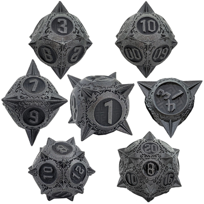 Retro Copper Meteor Martillo Diza de metal Dragón y mazmorra DND RPG D20