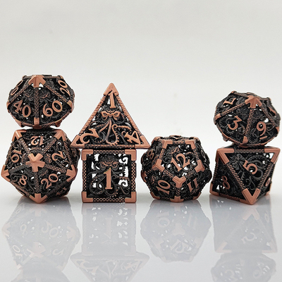 Pulpo Metal Hueco Con Muchas Caras Con juego de dados Budemen Dungeon And Dragon DND