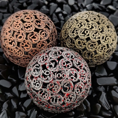 Panlong Hollow 100D Metal Dice Set Dungeon y Dragón DND#RPG#COC