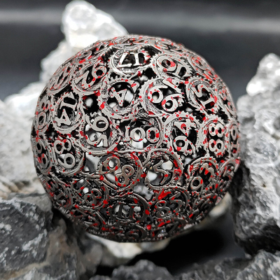 Panlong Hollow 100D Metal Dice Set Dungeon y Dragón DND#RPG#COC