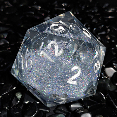 20D Single Resin Running Sand Dice Set Cruzu's Call RPG#DND#Coc El juego de dados de arena en 20D