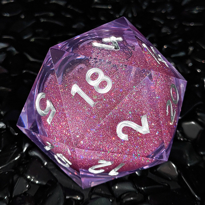 20D Single Resin Running Sand Dice Set Cruzu's Call RPG#DND#Coc El juego de dados de arena en 20D