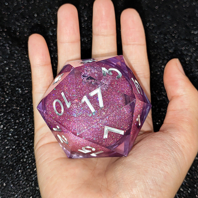 20D Single Resin Running Sand Dice Set Cruzu's Call RPG#DND#Coc El juego de dados de arena en 20D