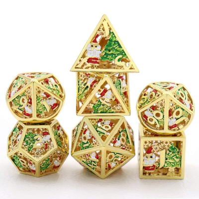 Navidad Hollow Multi Noodle Metales Dado Digital DND Dragón y mazmorra TRPG Multifasetado