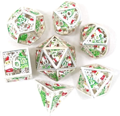 Navidad Hollow Multi Noodle Metales Dado Digital DND Dragón y mazmorra TRPG Multifasetado