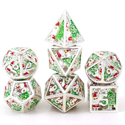 Navidad Hollow Multi Noodle Metales Dado Digital DND Dragón y mazmorra TRPG Multifasetado