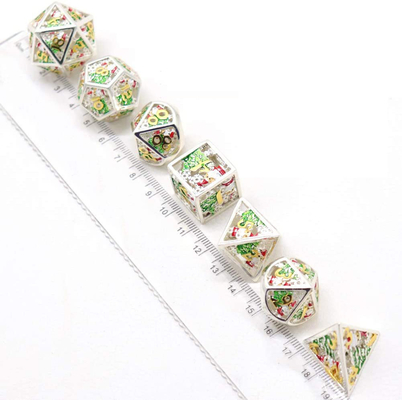 Navidad Hollow Multi Noodle Metales Dado Digital DND Dragón y mazmorra TRPG Multifasetado