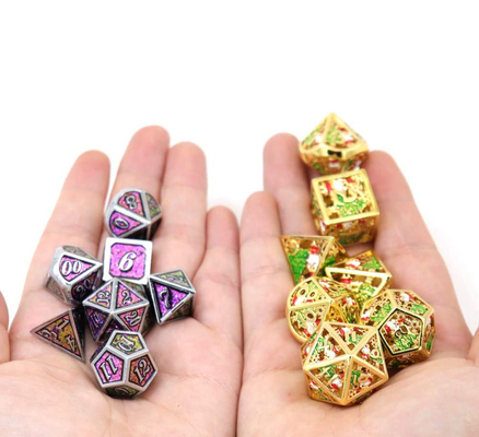 Navidad Hollow Multi Noodle Metales Dado Digital DND Dragón y mazmorra TRPG Multifasetado