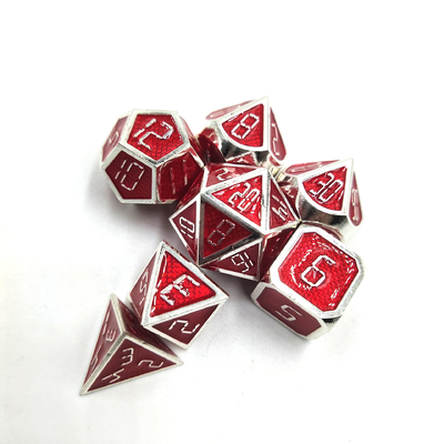 Tiempo Digital Diza de Metal Sólido Dragón y mazmorra DND RPG COC