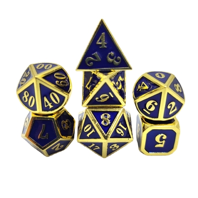 DND RPG Mini Metal Dice Juego de grupo para juegos de mesa Multi -Face