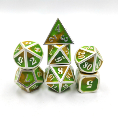 DND RPG Mini Metal Dice Juego de grupo para juegos de mesa Multi -Face