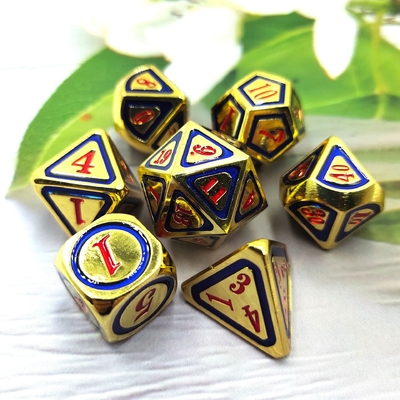DND RPG Trajes de dados de metal sólido Tecnología de natación eléctrica Tierra errante