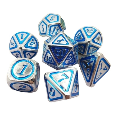 DND RPG Trajes de dados de metal sólido Tecnología de natación eléctrica Tierra errante