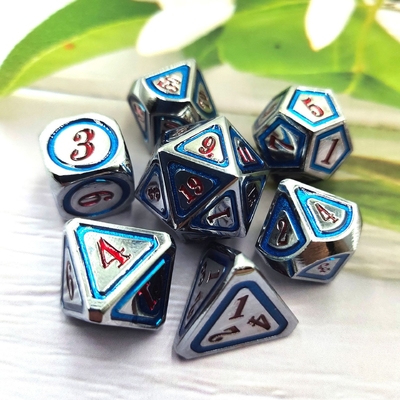 DND RPG Trajes de dados de metal sólido Tecnología de natación eléctrica Tierra errante