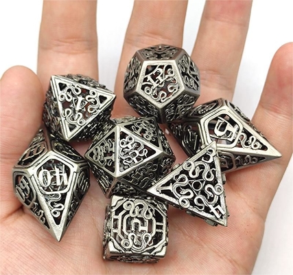 Chongtian Serpiente Hueco juego de dados de metal multifacético juego de mesa #Dnd#Rpg#Coc
