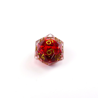 Resina natural líquida de granada multifacético juego de tabletas juego de dados dnd