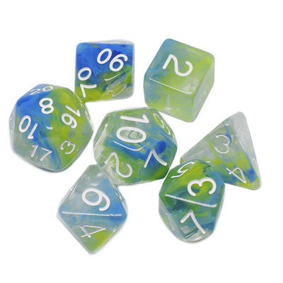 Dos hilos de humo se suman Resina RPG juego de dados de escritorio juego de dados