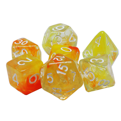 Dos hilos de humo se suman Resina RPG juego de dados de escritorio juego de dados