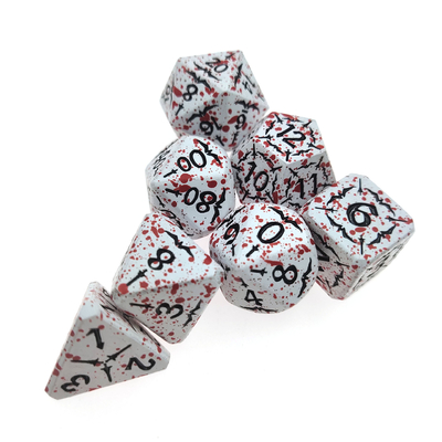 Águila de metal sólido multi-cara juego de rol de dados traje de World of Warcraft