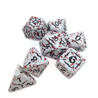 Águila de metal sólido multi-cara juego de rol de dados traje de World of Warcraft