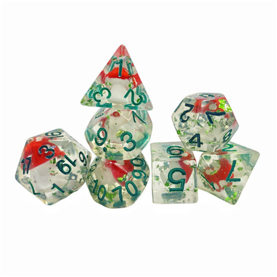 Resina de hongo venenosa juego de mesa juego de dados dnd dados