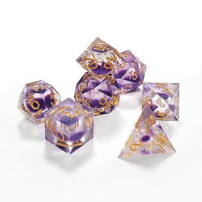 Arena violeta resina multi-noodle juego de cartas juego de cartas dnd