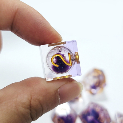 Arena violeta resina multi-noodle juego de cartas juego de cartas dnd