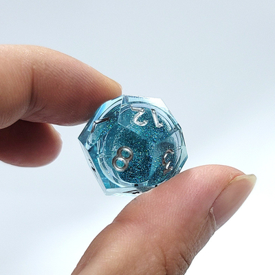 El color del océano Resina multi-noodle juego de tabletas juego de dados dnd