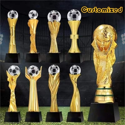 Competición Deportiva Trofeo de Resina con Logotipo Personalizado