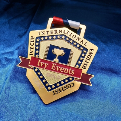Medalla de metal de maratón para ocasiones y eventos