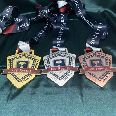 Medalla de metal de maratón para ocasiones y eventos