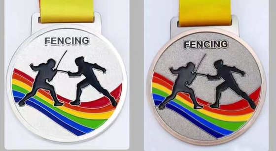 Medallas de metal y resina resistentes al desgaste Logotipo personalizado