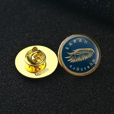 Insignia de metal de color dorado 2,5 cm 2,8 cm 3 cm Broche de metal