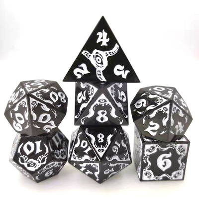 Devil's Eye juego de rol de metal multifacético juego de dados TRPG COC DND