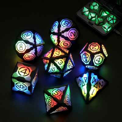El juego de mesa de fútbol recargable de plástico con LED luminoso
