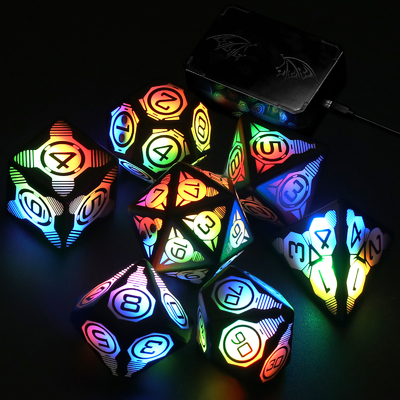 El juego de mesa de fútbol recargable de plástico con LED luminoso