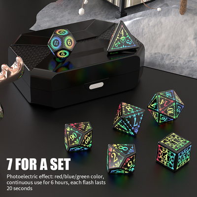 Elementos de Navidad LED juego recargable juego de dados Dragon And Dungeon