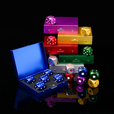 Conjunto de dados de metal de color redondo portátil de 16 mm