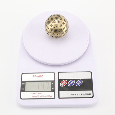 Coloured Solid 100D Metal Dice Set Dungeon y Dragon DND # RPG # COC