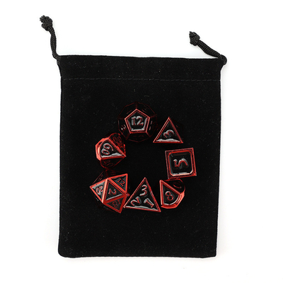 Juego de dados D20 de metal sólido personalizado D &amp; D poliedro DND juego de dados RPG