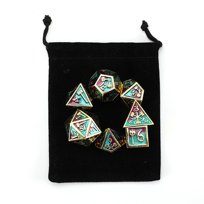 Juego de dados poliédrico personalizable juego de rol juego de dados RPG Dungeon and Dragon juego de mesa