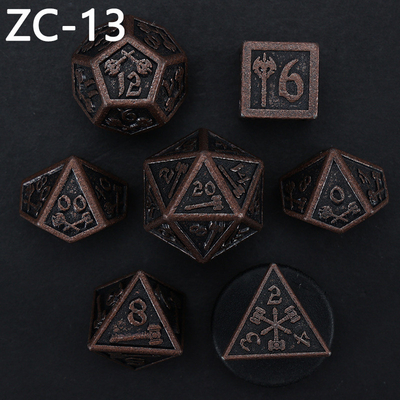 Juego de dados poliédrico personalizable juego de rol juego de dados RPG Dungeon and Dragon juego de mesa