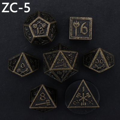 Juego de dados poliédrico personalizable juego de rol juego de dados RPG Dungeon and Dragon juego de mesa