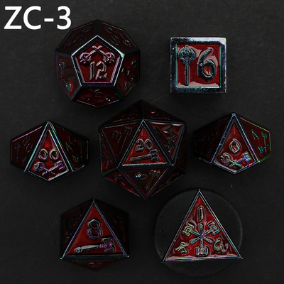 Juego de dados poliédrico personalizable juego de rol juego de dados RPG Dungeon and Dragon juego de mesa