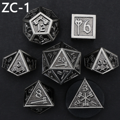 Juego de dados poliédrico personalizable juego de rol juego de dados RPG Dungeon and Dragon juego de mesa