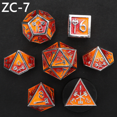 Juego de dados poliédrico personalizable juego de rol juego de dados RPG Dungeon and Dragon juego de mesa