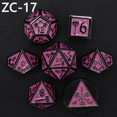 Juego de dados poliédrico personalizable juego de rol juego de dados RPG Dungeon and Dragon juego de mesa