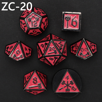 Juego de dados poliédrico personalizable juego de rol juego de dados RPG Dungeon and Dragon juego de mesa