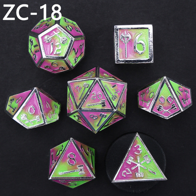Juego de dados poliédrico personalizable juego de rol juego de dados RPG Dungeon and Dragon juego de mesa
