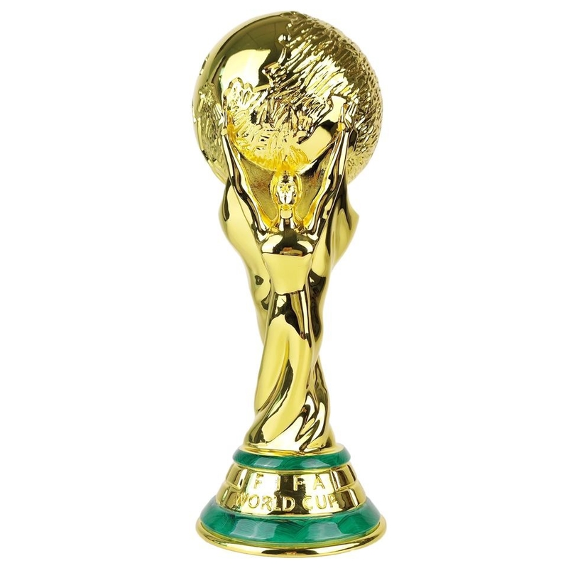El oro plateó extra grande de oro robusta del color de la taza del trofeo del metal del fútbol